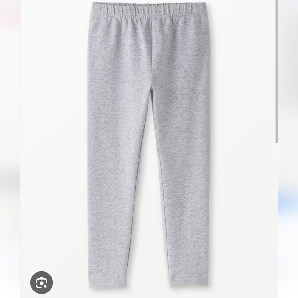 NEW Hanna Andersson Gray Leggings Grey Pants 120 6 7 Or 130 8